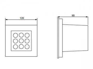 Luce LED per pavimento ad alta efficienza