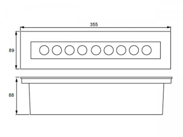 Luce LED per pavimento ad alta efficienza