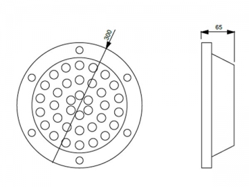 Luce LED per pavimento ad alta efficienza