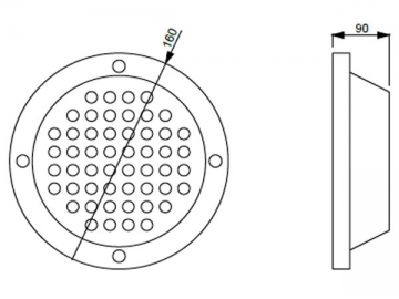 Luce LED per pavimento DIP