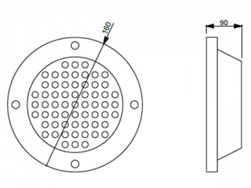 Luce LED per pavimento DIP