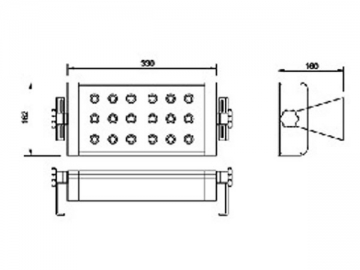 Luce LED di proiezione