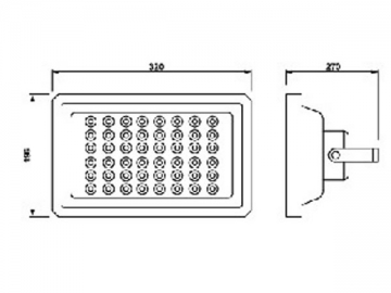 Luce LED di proiezione