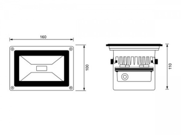 Riflettore LED RGB