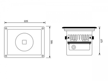 Riflettore LED RGB