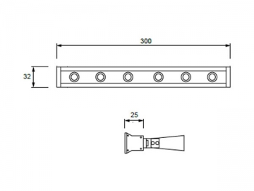 LED a parete ad alta efficienza