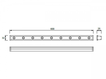 LED a parete ad alta efficienza