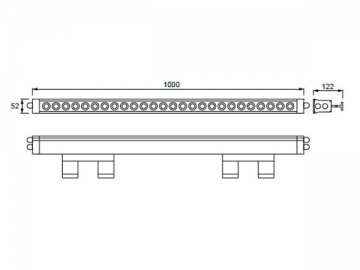 LED a parete ad alta efficienza