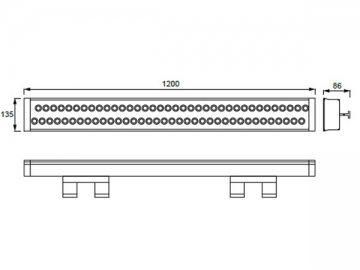 LED a parete ad alta efficienza