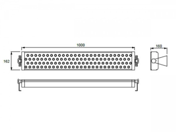 LED a parete ad alta efficienza