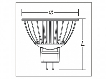 Faretto LED 1W GX5.3