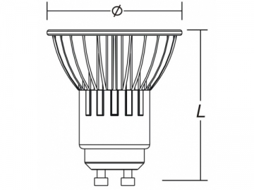 Faretto LED 1W GU10