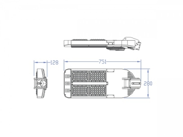 Lampione LED 135W