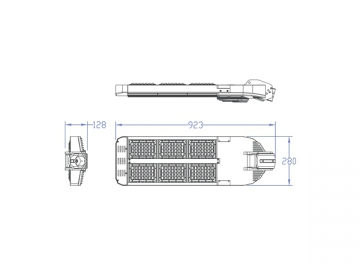 Lampione LED 185W