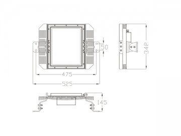 Luce LED per gallerie