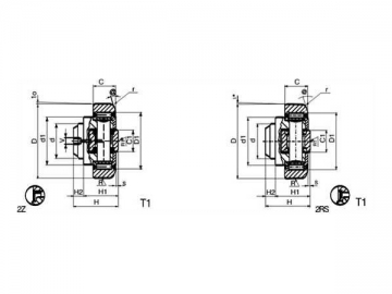 Cuscinetti combinati standard