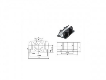 Supporto del cuscinetto SWB-L-OP