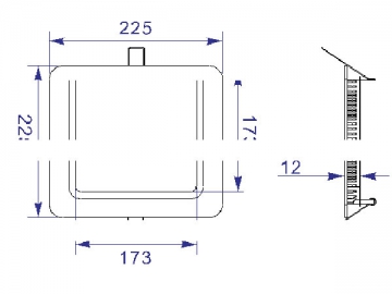 Pannello LED quadrato