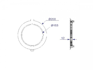 Pannello LED circolare