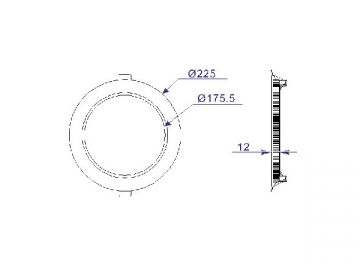 Pannello LED circolare