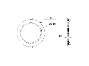 Pannello LED circolare