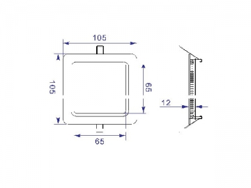 Pannello LED circolare