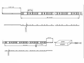 Striscia LED flessibile SMD3528