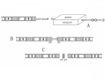 Striscia LED flessibile SMD3528