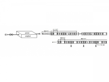 Striscia LED flessibile SMD3528