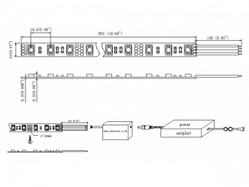 Striscia LED flessibile, SMD5050