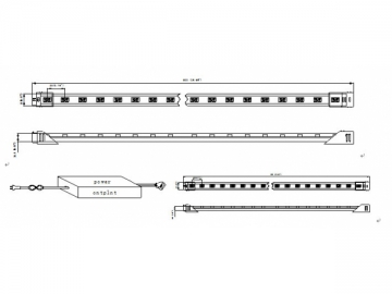 Striscia LED rigida interconnettibile