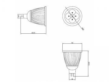 Faretto LED 5W MR16